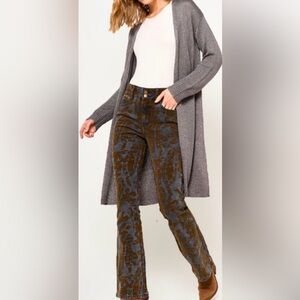 JEANS MUJER TATIENNE FLOCK BLACK DENIM BOOTCUT Women’s 30x31 Western Rodeo Rock